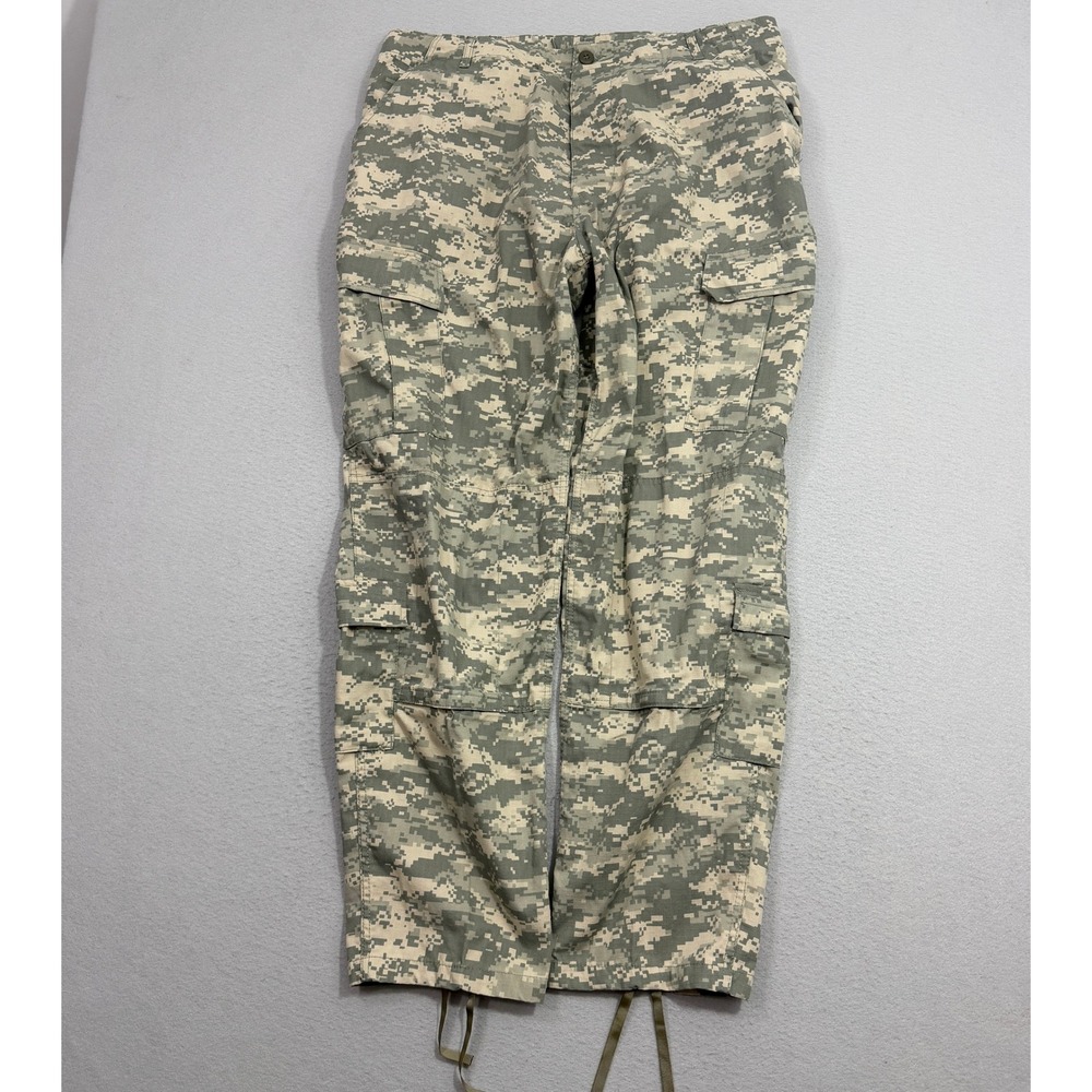 Rothco Cargo Trousers Men's Large Gray Digital Camo ACU Combat Ripstop Army Work